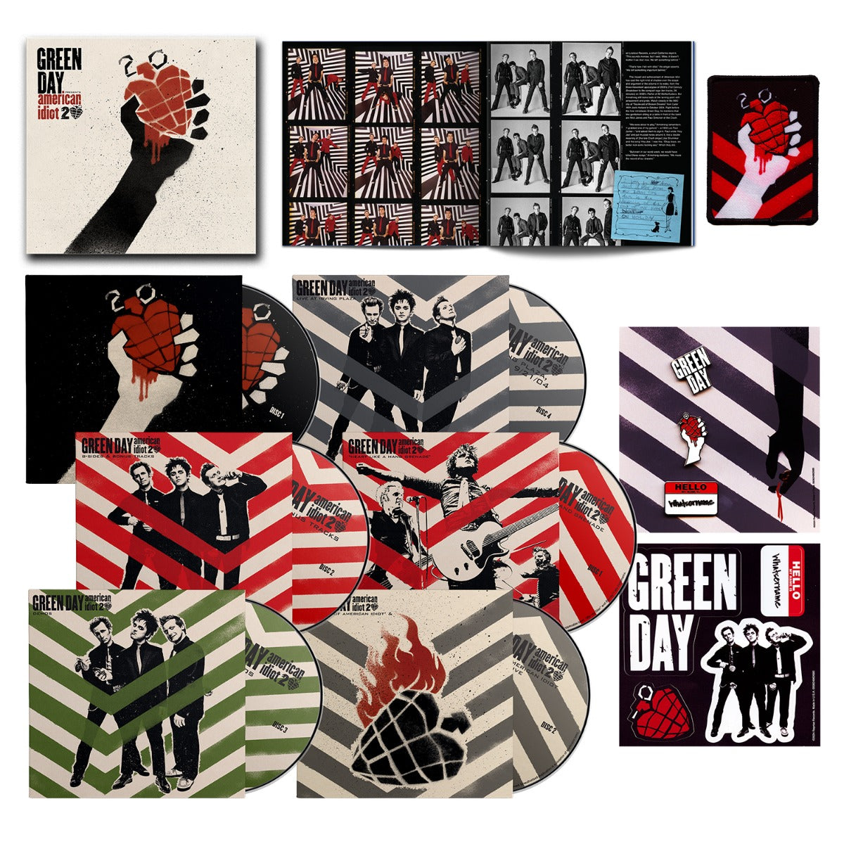 Green Day - American Idiot: 20th Anniversary Deluxe Edition (4Cd + 2 Blu-ray Box Set) | Mint (M) Mint (M)-Music History