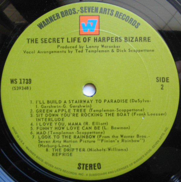 Harpers Bizarre - The Secret Life Of Harpers Bizarre | Near Mint (NM) Near Mint (NM)-Music History