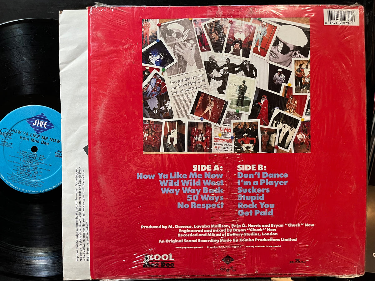 Kool Moe Dee - How Ya Like Me Now (VINYL LP Rooftop 1079-1-J 1987) | USED Near Mint- (NM-) Near Mint (NM)-Music History