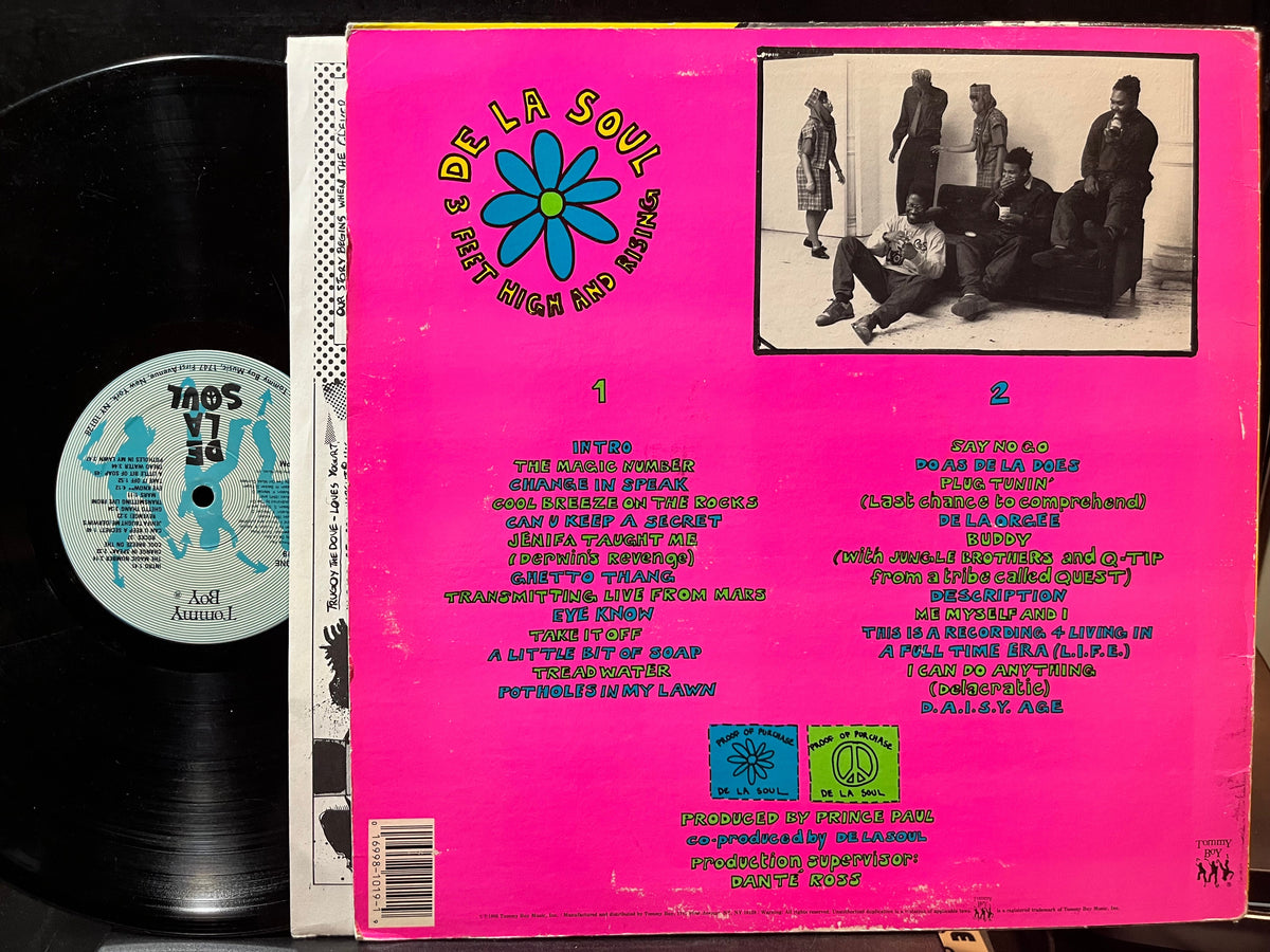 De La Soul - 3 Feet High And Rising (VINYL LP TOMMY BOY TB 1019 1989) | Very Good (VG) Excellent (EX)-Music History