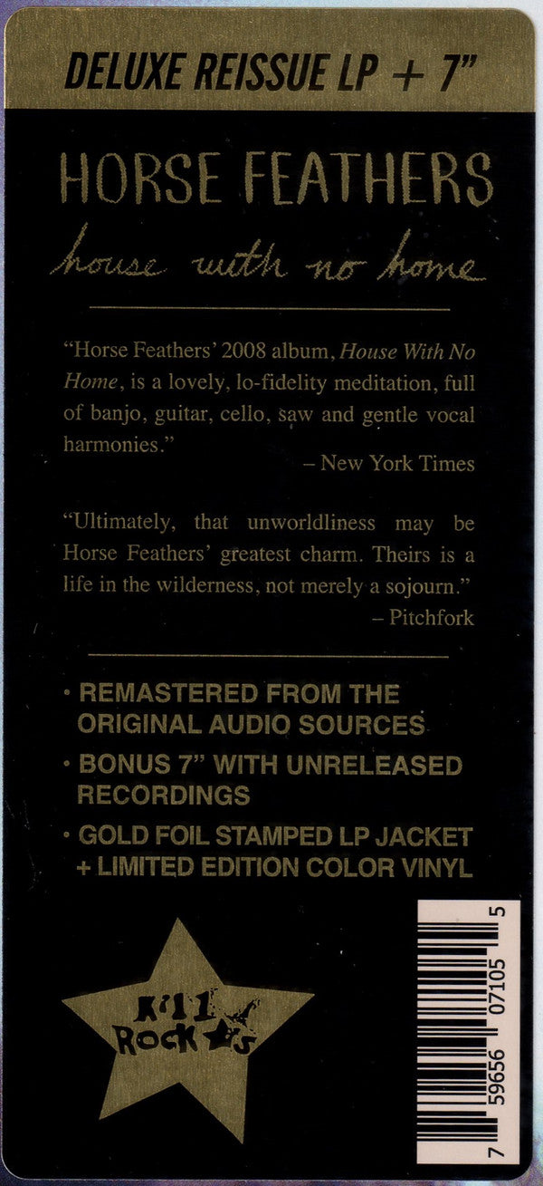 Horse Feathers - House With No Home | Mint (M) Mint (M)-Music History