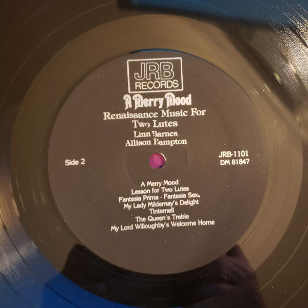 Linn Barnes - A Merry Mood: Renaissance Music for Two Lutes | Near Mint (NM) Near Mint (NM)-Music History
