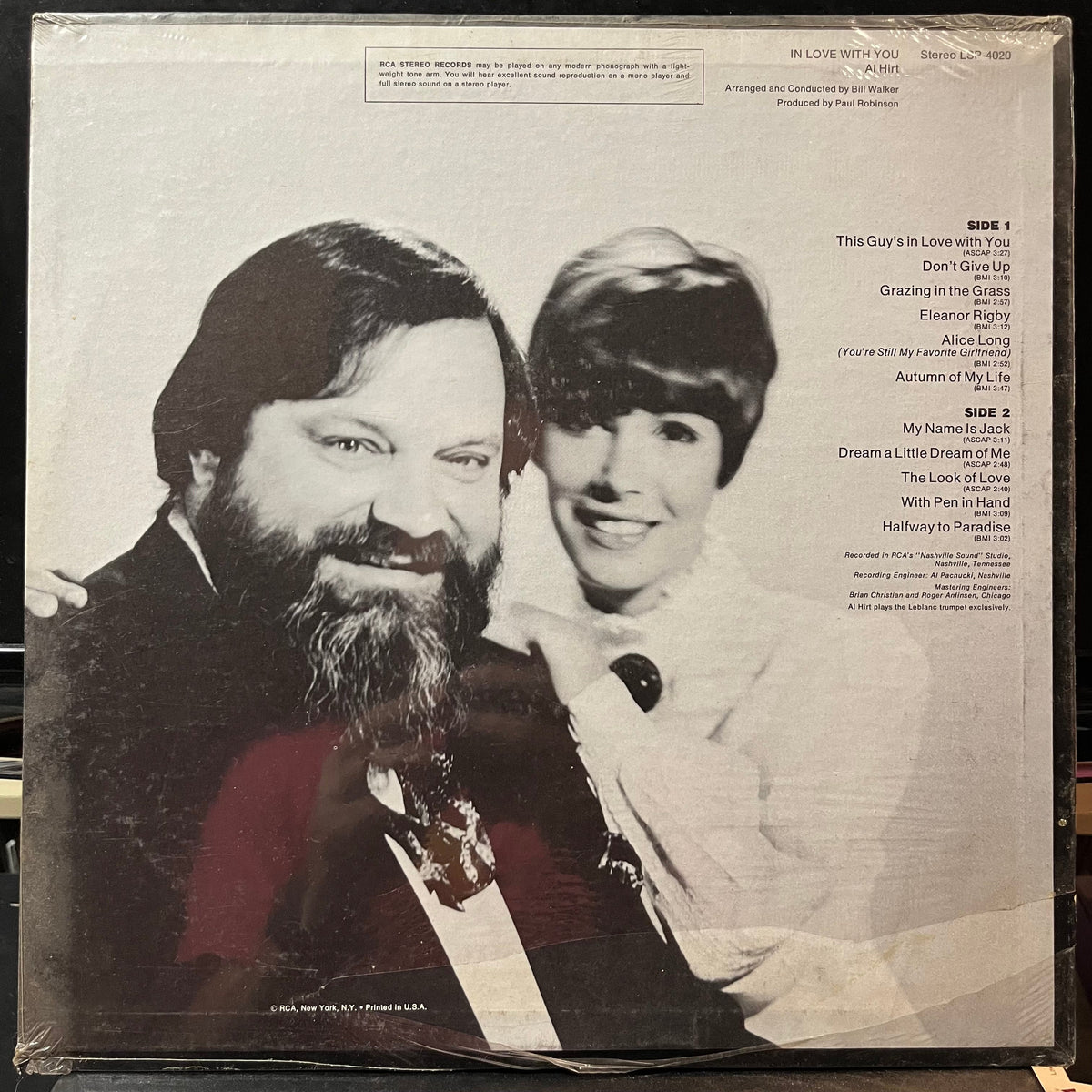 Al Hirt - In Love With You (VINYL LP RCA VICTOR LSP-4020 1968) | NEW Mint (M) Near Mint (NM)-Music History