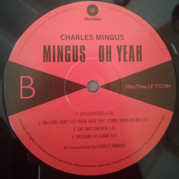 Charles Mingus - Oh Yeah | Mint (M) Mint (M)-Music History