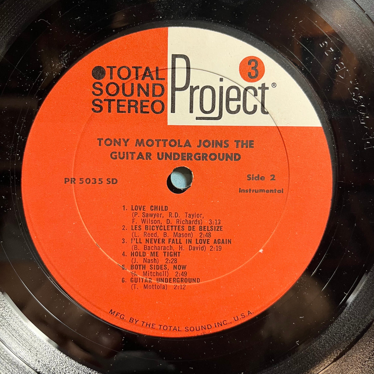 Tony Mottola - Tony Mottola Joins The Guitar Underground (VINYL) | Near Mint- (NM-) Near Mint (NM)-Music History