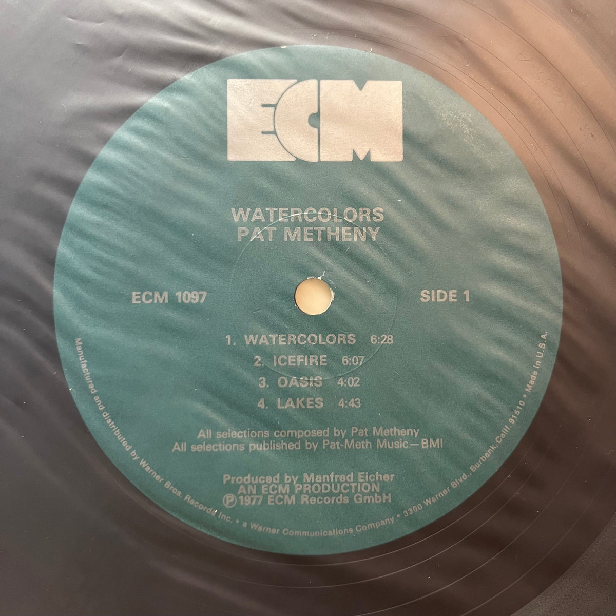 Pat Metheny - Watercolors (VINYL LP ECM ECM 1097 1979) | USED Near Mint (NM or M-) Near Mint (NM)-Music History