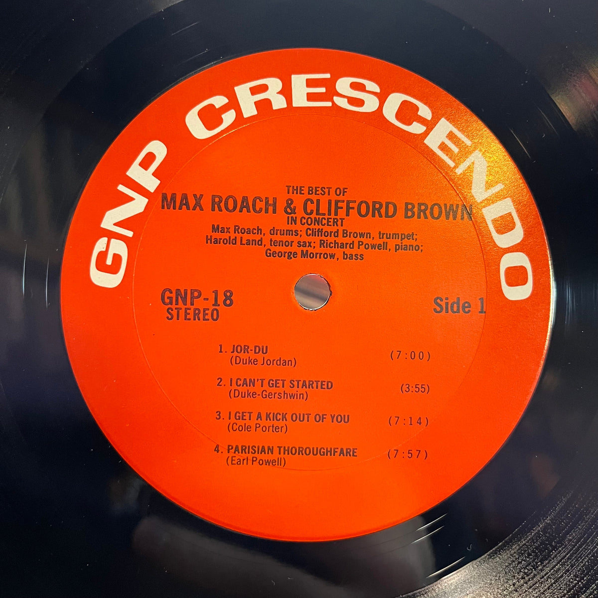 Clifford Brown And Max Roach - The Best Of Max Roach And Clifford Brown In Concert (VINYL) | Near Mint (NM) Near Mint (NM)-Music History