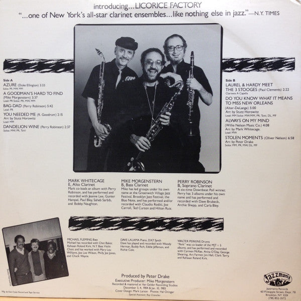 Licorice Factory - Licorice Factory *SHRINK* | Near Mint (NM) Near Mint (NM)-Music History