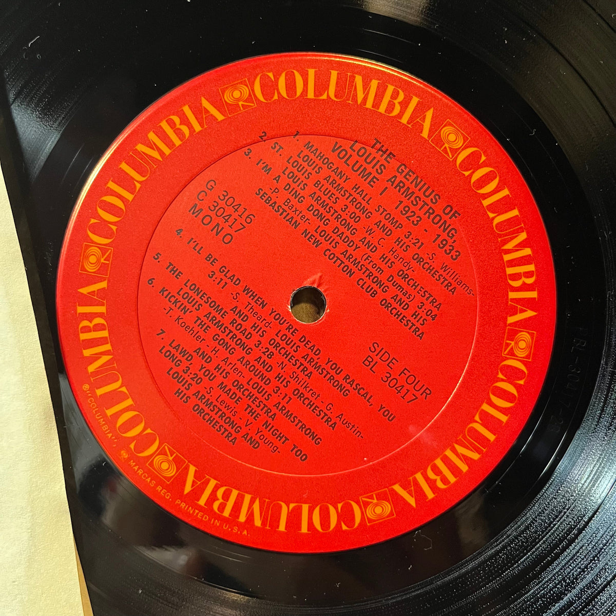 Louis Armstrong - The Genius Of Louis Armstrong Volume 1: 1923-1933 (VINYL 2xLP COLUMBIA G 30416 1971) | USED Near Mint (NM or M-) Near Mint- (NM-)-Music History