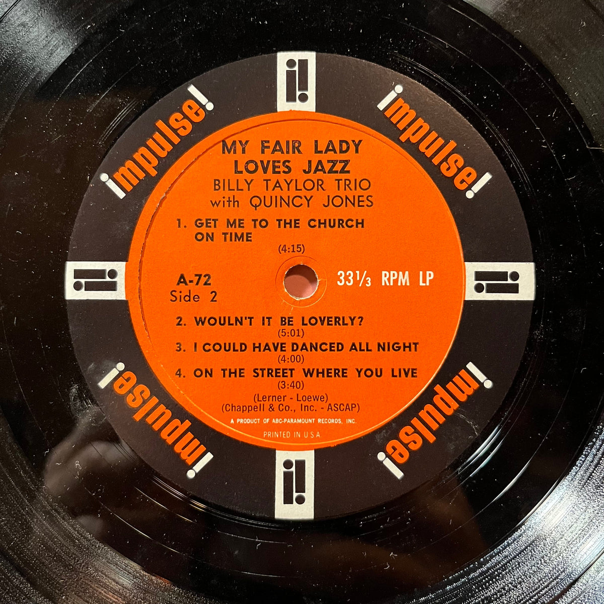Billy Taylor Trio - My Fair Lady Loves Jazz (VINYL) | Very Good Plus (VG+) Very Good (VG)-Music History