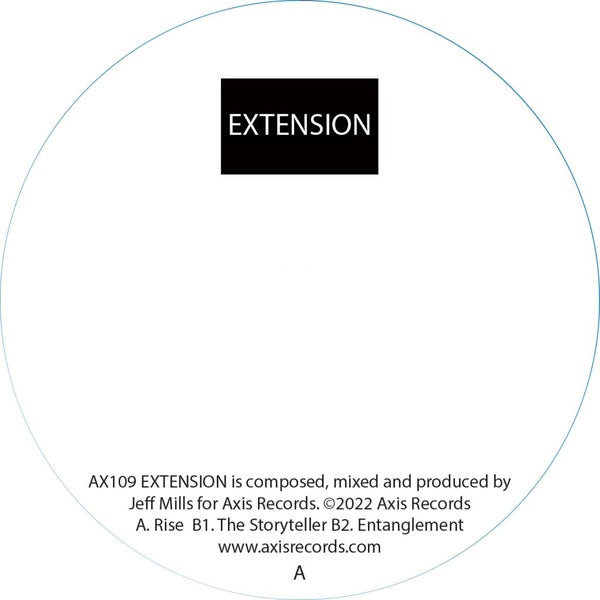Jeff Mills - Extension (VINYL 12" Axis AX109) |--Music History