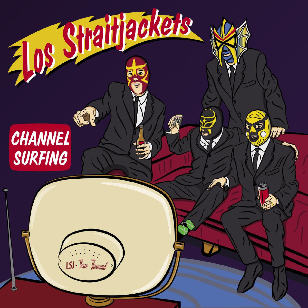 Los Straitjackets - CHANNEL SURFING (CD) | Mint (M) Mint (M)-Music History