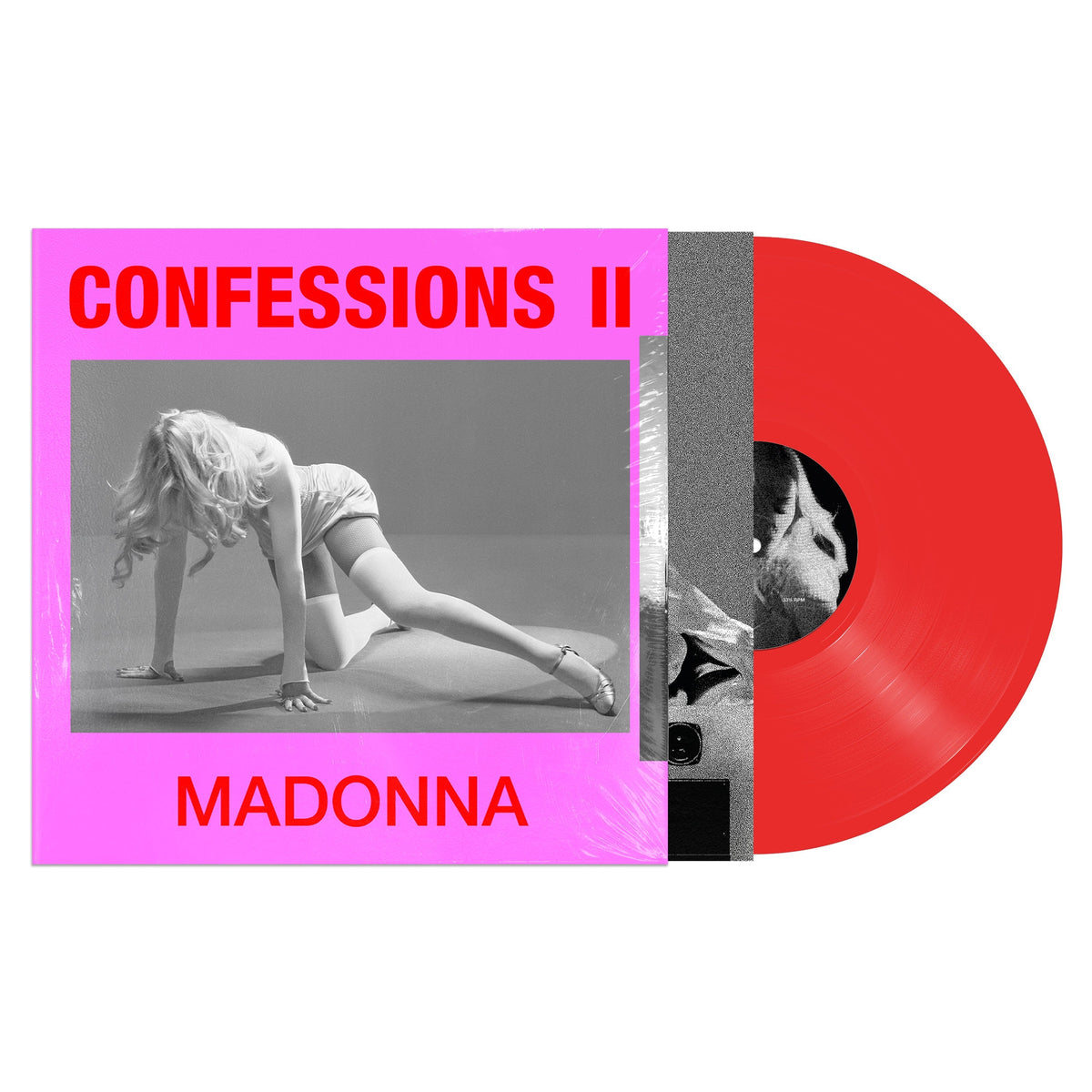 Madonna - Confessions II (POSTER CLEAR RED VINYL LP) | NEW Mint (M) Mint (M)-Music History
