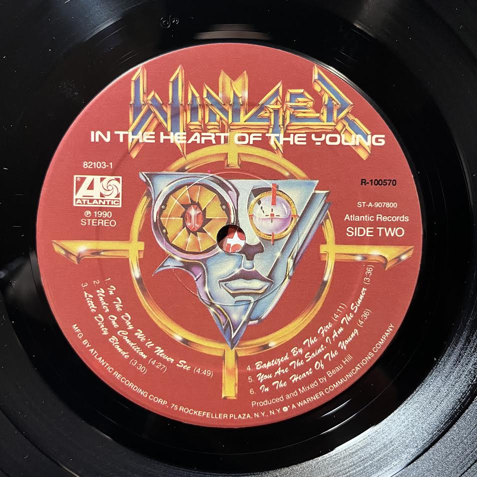 Winger - In The Heart Of The Young (VINYL) | Near Mint (NM or M-)-Music History