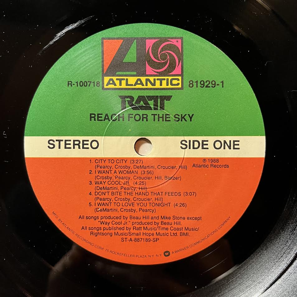 Ratt - Reach For The Sky (VINYL) | Near Mint (NM or M-)-Music History