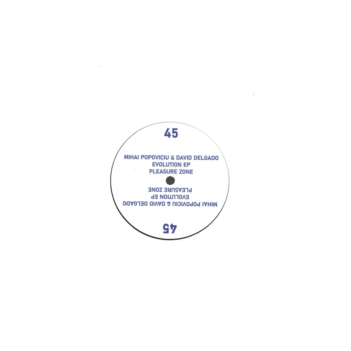 Mihai Popoviciu & David Delgado - Evolution (VINYL 12" Pleasure Zone PLZ045 2025) | NEW-Music History