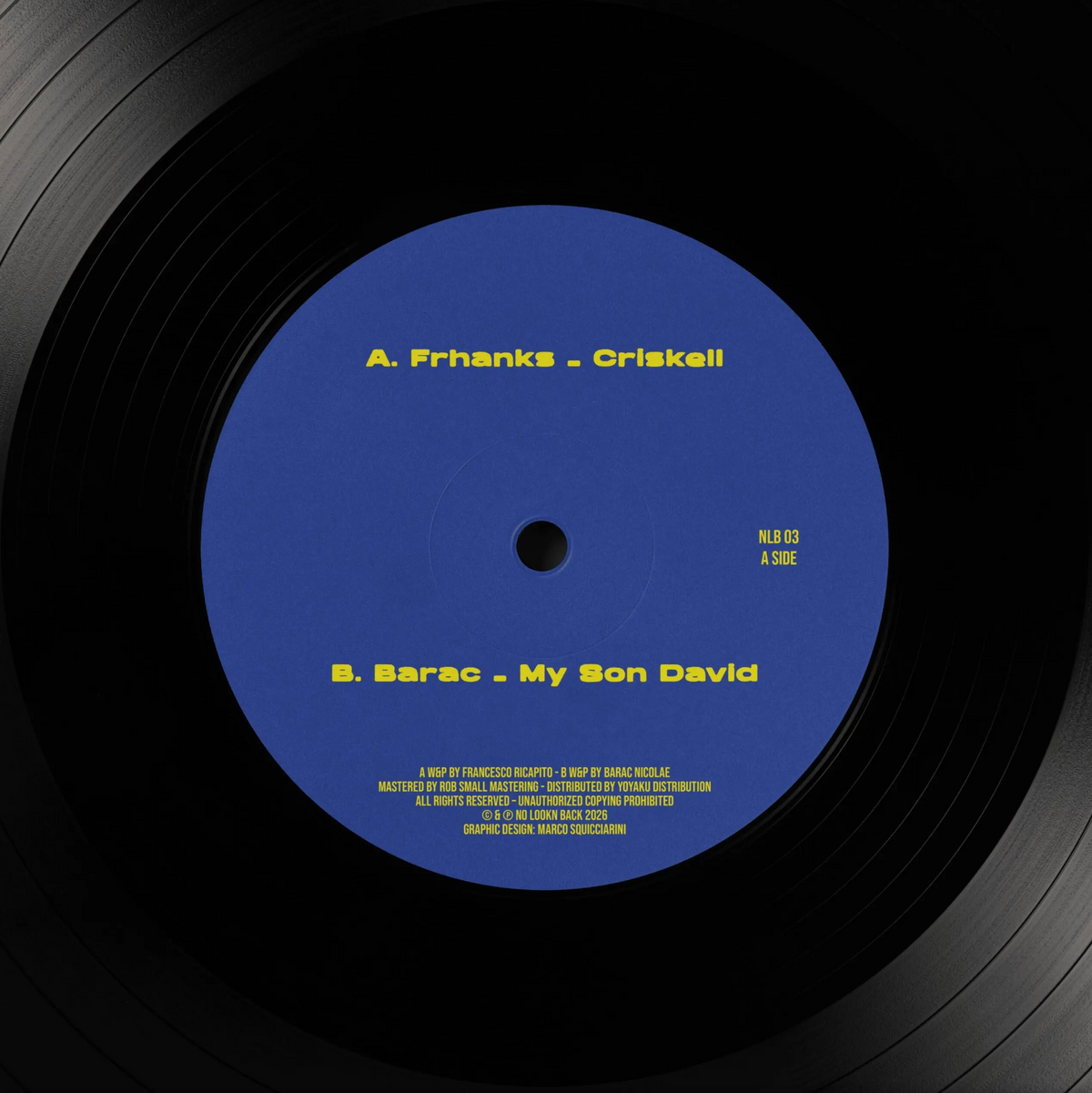 Barac, Frhanks - Criskell / My Son David (VINYL) | Mint (M) Mint (M)-Music History