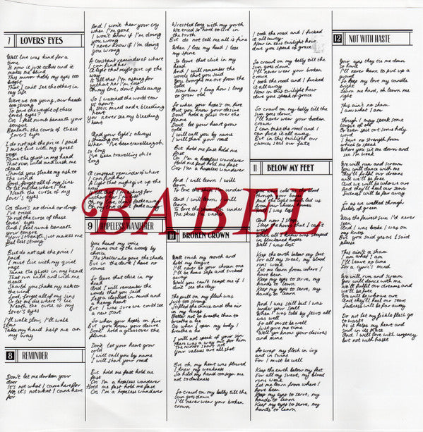 Mumford & Sons - Babel | Mint (M) Mint (M)-Music History