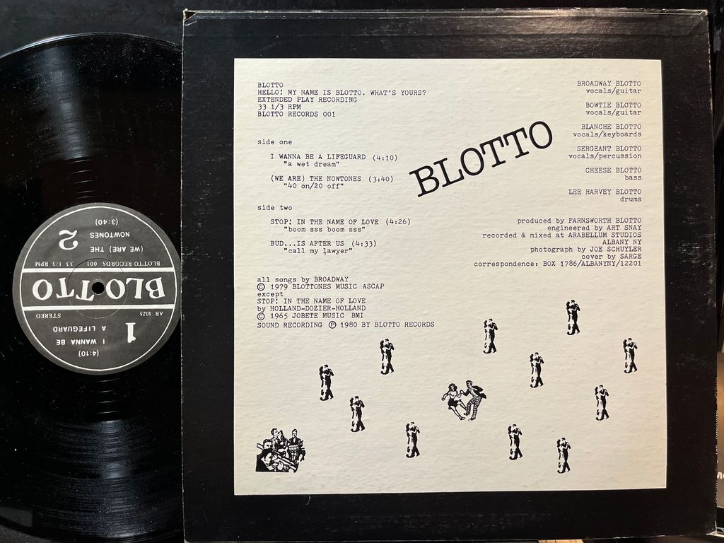 Blotto - Hello! My Name Is Blotto. What's Yours? (VINYL) | Near Mint (NM) Near Mint (NM)-Music History