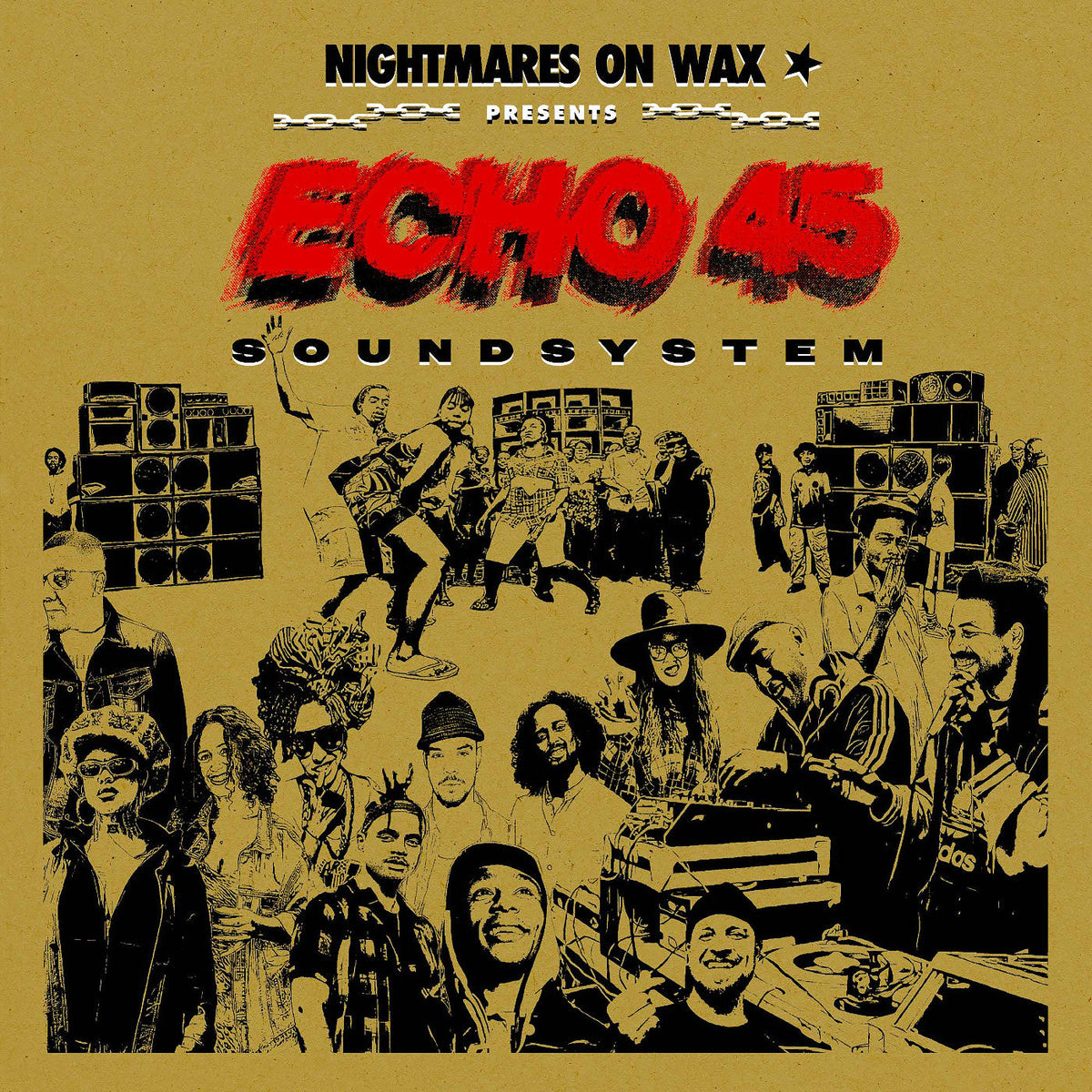 Nightmares On Wax - Echo45 Sound System (Gold Vinyl 2xLP) | Mint (M) Mint (M)-Music History