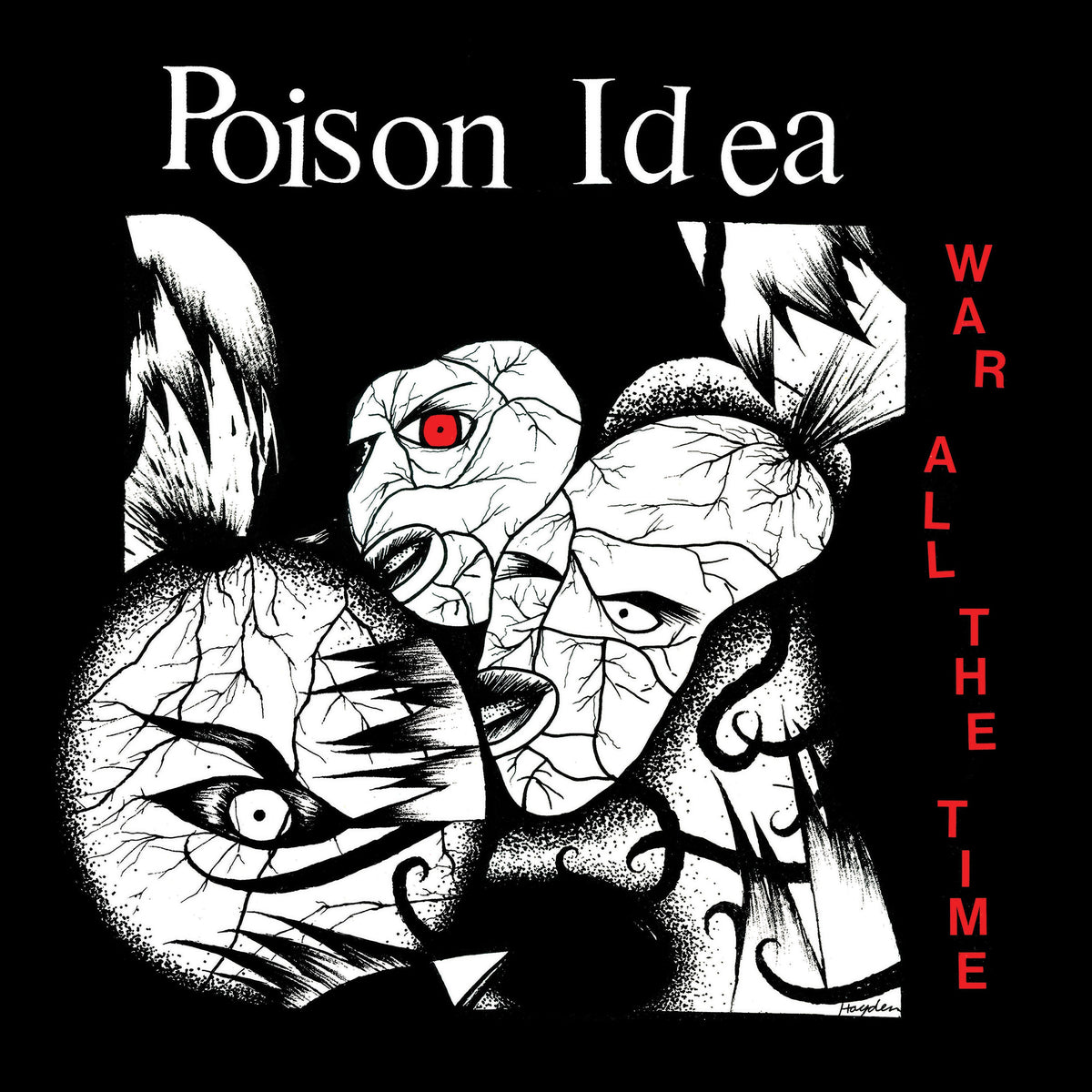 Poison Idea - War All The Time (Red VINYL) | Mint (M)-Music History