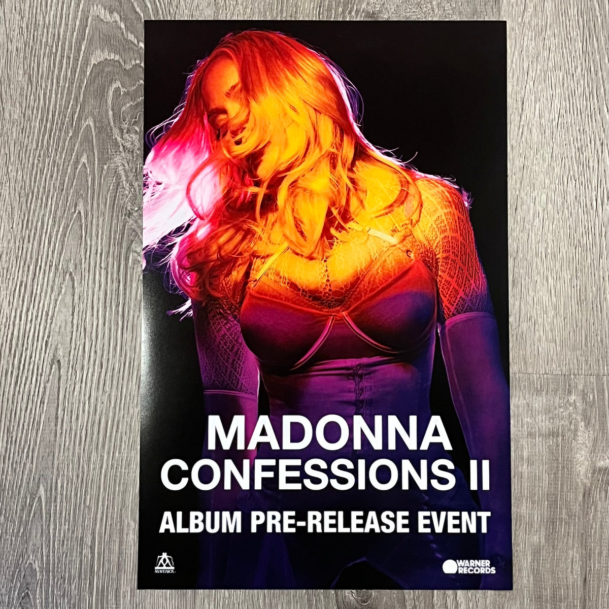 Madonna - Confessions on a Dancefloor (OFFICIAL POSTER 2) | NEW-Music History