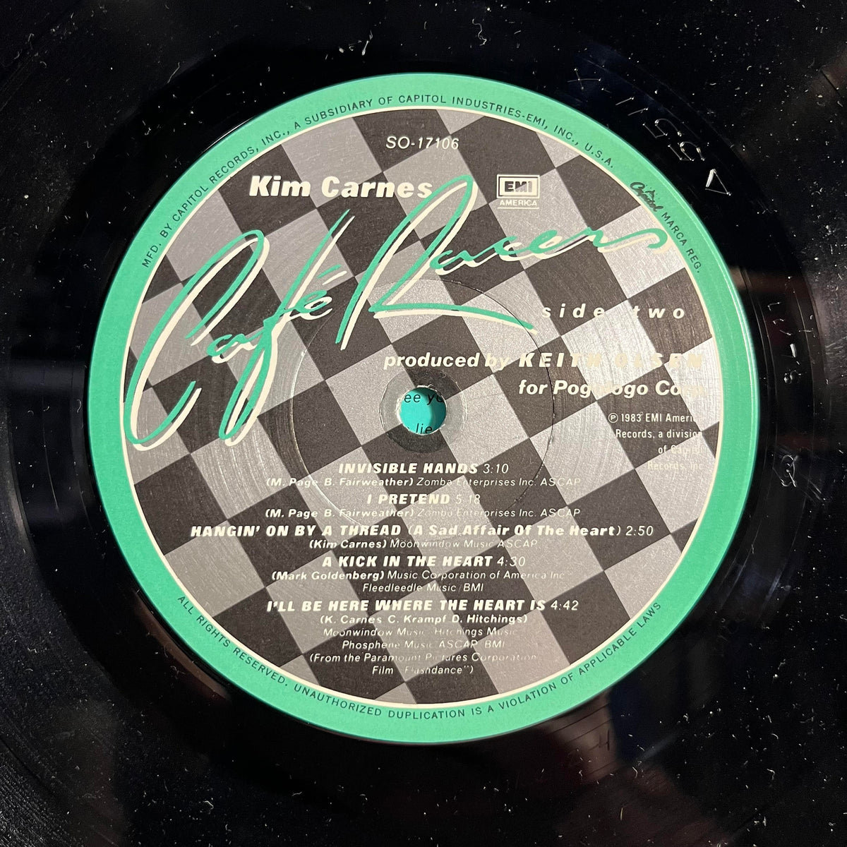 Kim Carnes - Café Racers *SHRINK/HYPE* | Near Mint (NM) Near Mint (NM)-Music History