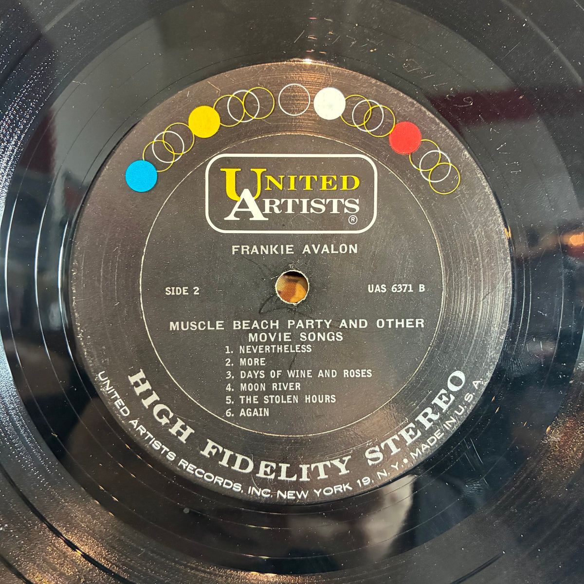 Frankie Avalon - Muscle Beach Party And Other Motion Picture Songs (VINYL) | Very Good (VG) Very Good Plus (VG+)-Music History