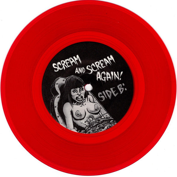 Tim Raldo And The Filthy Fuks - Scream And Scream Again (TRANSPARENT PINK 7") | Mint (M) Mint (M)-Music History