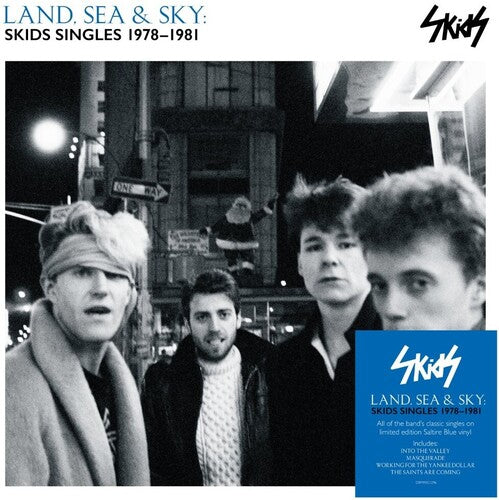 Skids - (PRE-ORDER 10/3/25) Land Sea & Sky: Skids Singles 1978-1981 (Saltire Blue Vinyl) | Mint (M) Mint (M)-Music History