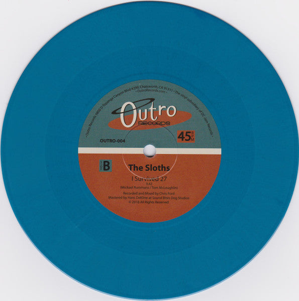 Dwarves Meet The Sloths (7" BLUE VINYL) | Mint (M) Mint (M)-Music History
