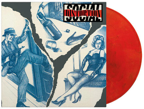 Social Distortion - Social Distortion (RED BLACK AND WHITE MARBLE VINYL) | Mint (M) Mint (M)-Music History