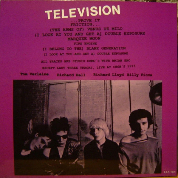 Television - Double Exposure (VINYL) |-Music History