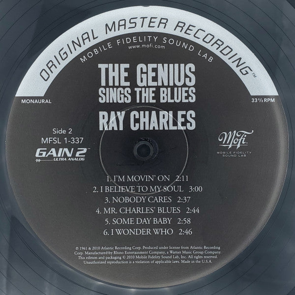 Ray Charles - The Genius Sings The Blues | Mint (M) Mint (M)-Music History