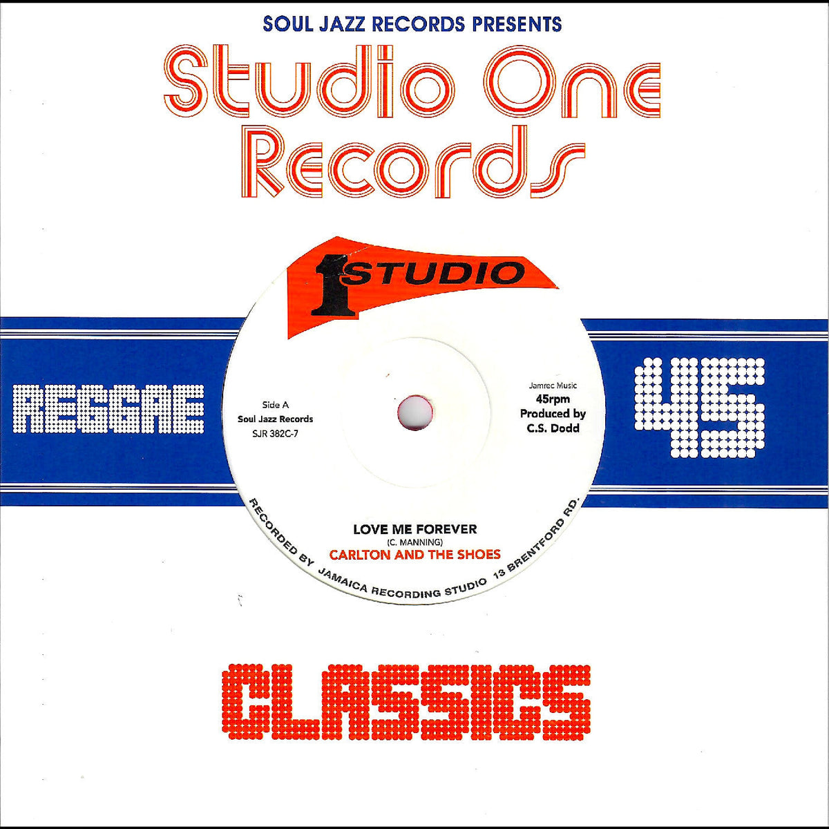 Carlton And The Shoes - Love Me Forever / Never Let Go (RED VINYL 7") | NEW-Music History