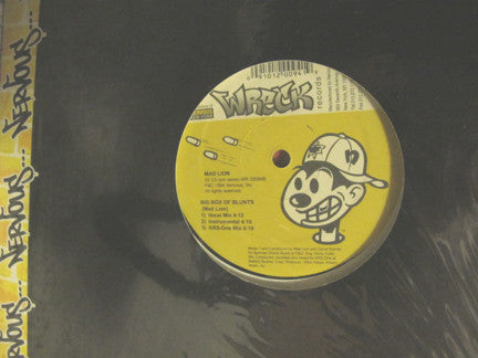 Mad Lion - Take It Easy / Big Box Of Blunts (VINYL 12" WRECK WR 20094) | Excellent (EX) Near Mint (NM)-Music History