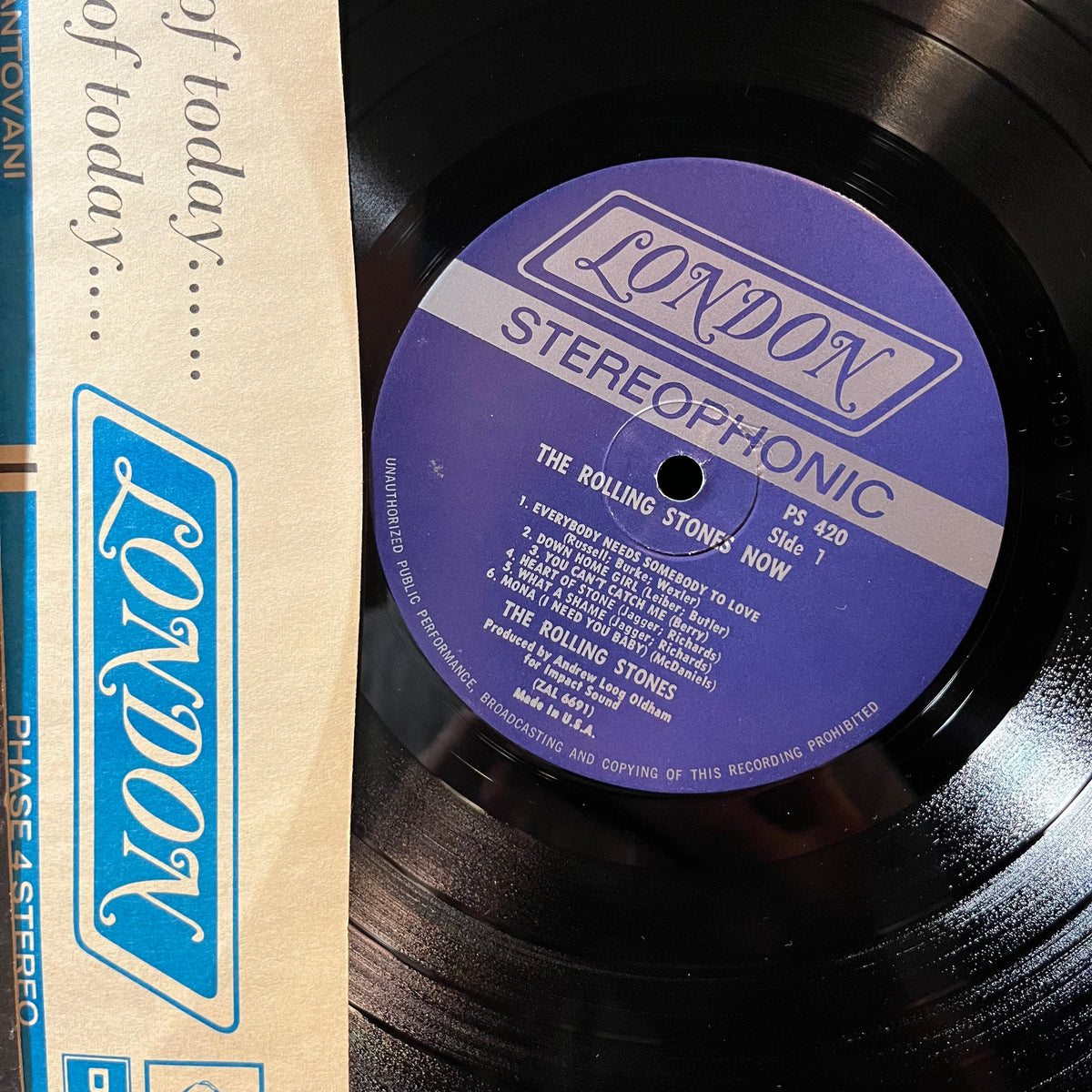 The Rolling Stones - The Rolling Stones, Now! (VINYL LP LONDON PS 420 1969) | Near Mint- (NM-) Very Good Plus (VG+)-Music History