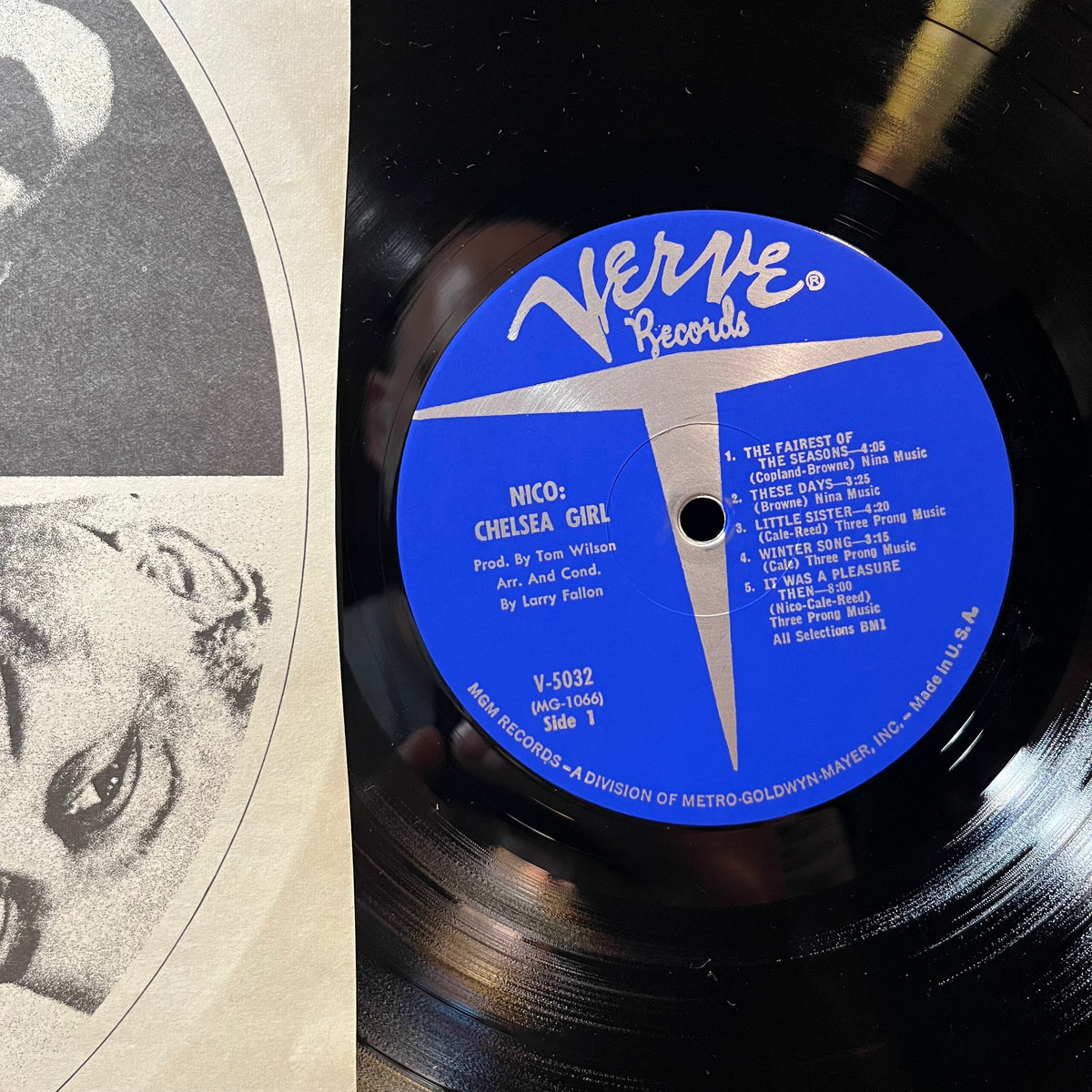 Nico - Chelsea Girl (VINYL LP VERVE V-5032 1967) | USED Near Mint- (NM-) Very Good (VG)-Music History
