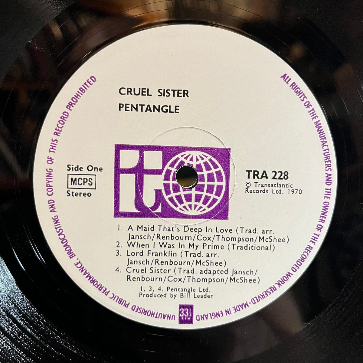 Pentangle - Cruel Sister (UK VINYL) | Near Mint- (NM-) Excellent+ (EX+)-Music History