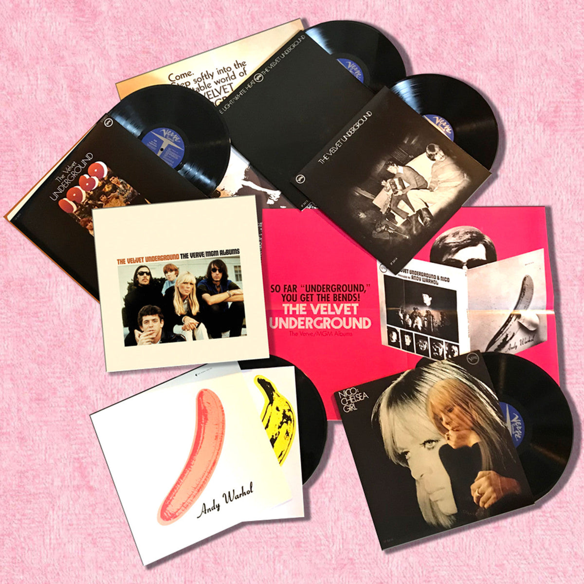 Velvet Underground, The - The Verve/MGM Albums 5-LP Deluxe Box Set - Mono Editions And More (5XVINYL BOX) | Mint (M)-Music History