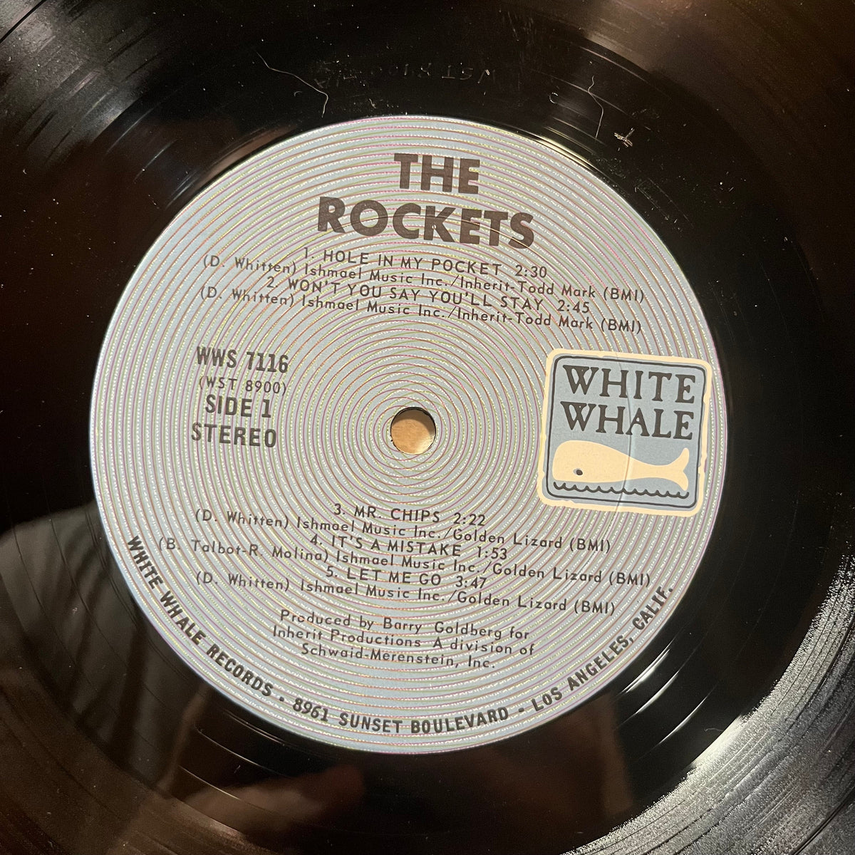 The Rockets - The Rockets (VINYL LP WHITE WHALE WWS 7116 1968) | Near Mint (NM or M-) Very Good (VG)-Music History