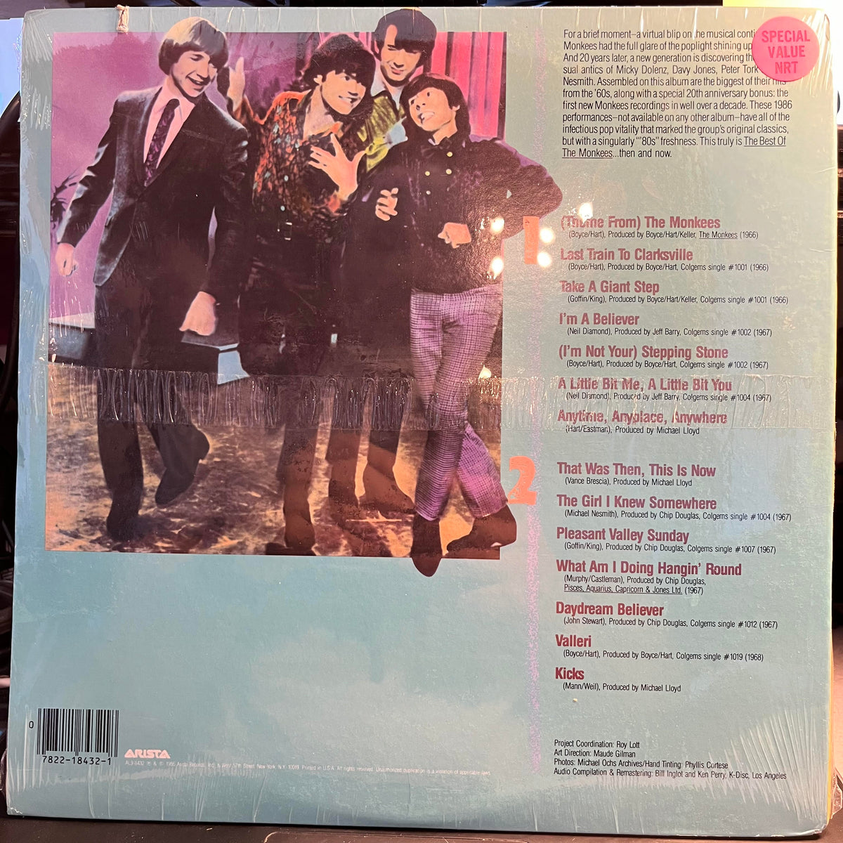 Then & Now... The Best Of The Monkees *SEALED* | Mint (M) Near Mint (NM)-Music History