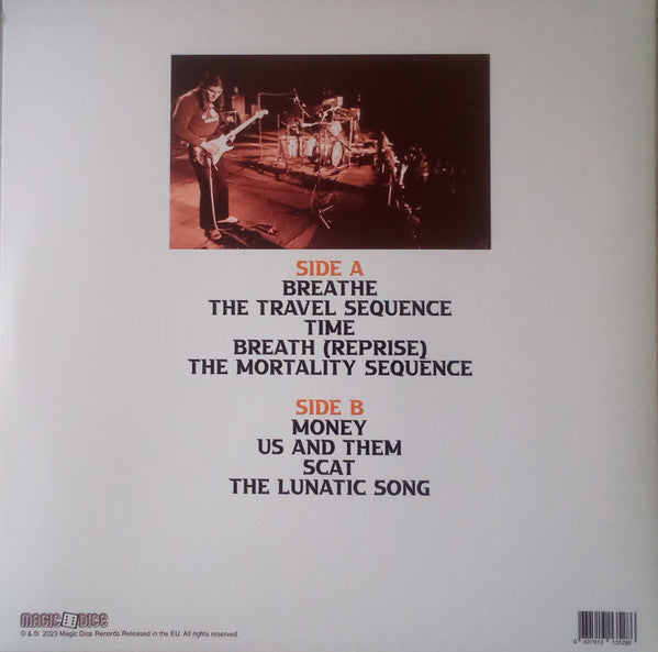 Dark Side Of The Moon Live. Portsmouth Guildhall January 21st 1972 | Mint (M) Mint (M)-Music History