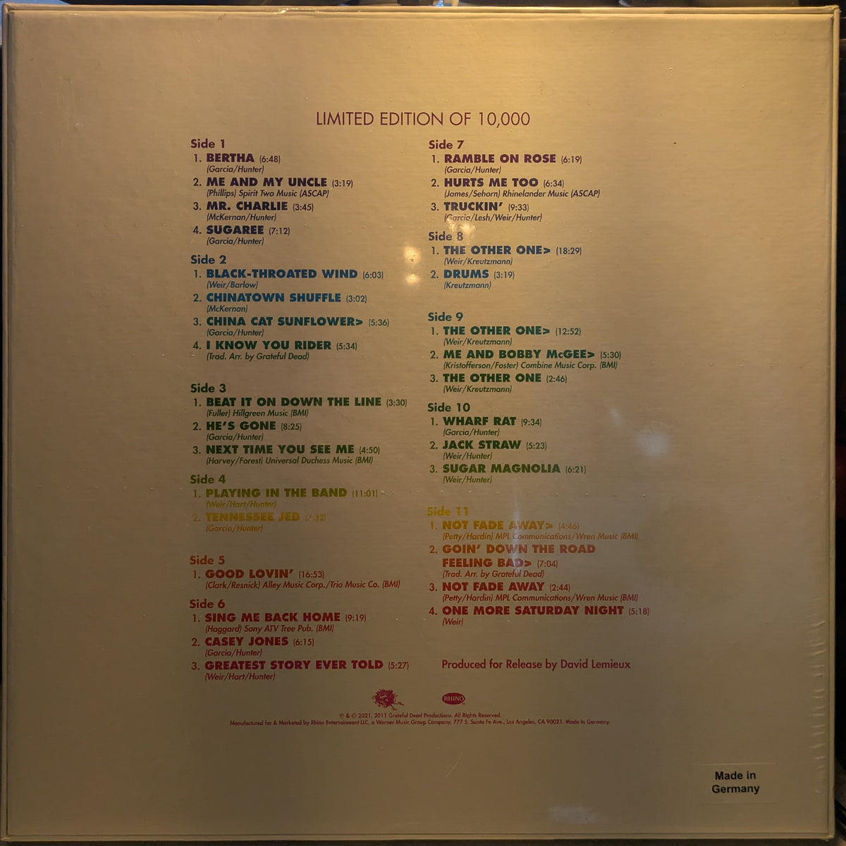 Olympia Theatre, Paris, France (5/3/72) (6xVINYL BOX SET) | Mint (M)-Music History