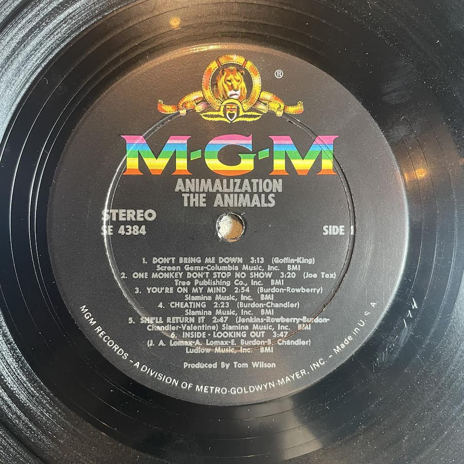 The Animals - Animalization (VINYL) | Excellent+ (EX+) Excellent (EX)-Music History