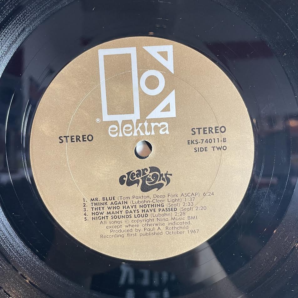 Clear Light (2) - Clear Light (VINYL) | Excellent+ (EX+) Excellent (EX)-Music History