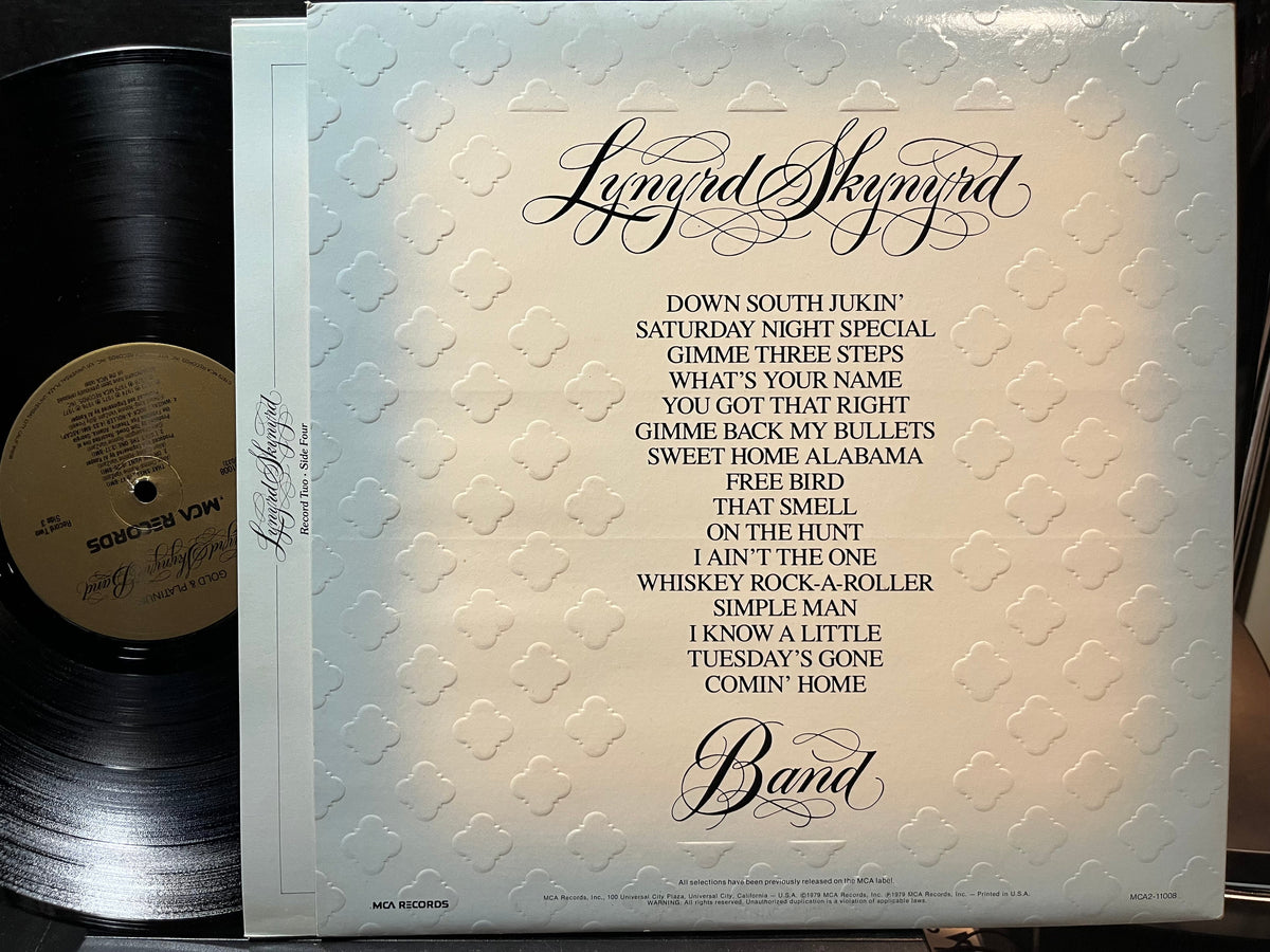 Lynyrd Skynyrd Band - Gold & Platinum (VINYL 2xLP MCA MCA2-11008 1979) | USED Near Mint- (NM-) Near Mint (NM)-Music History