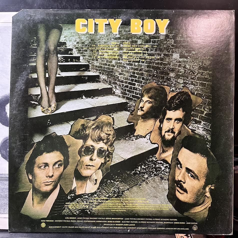City Boy - Young Men Gone West (VINYL) | Near Mint- (NM-) Excellent+ (EX+)-Music History