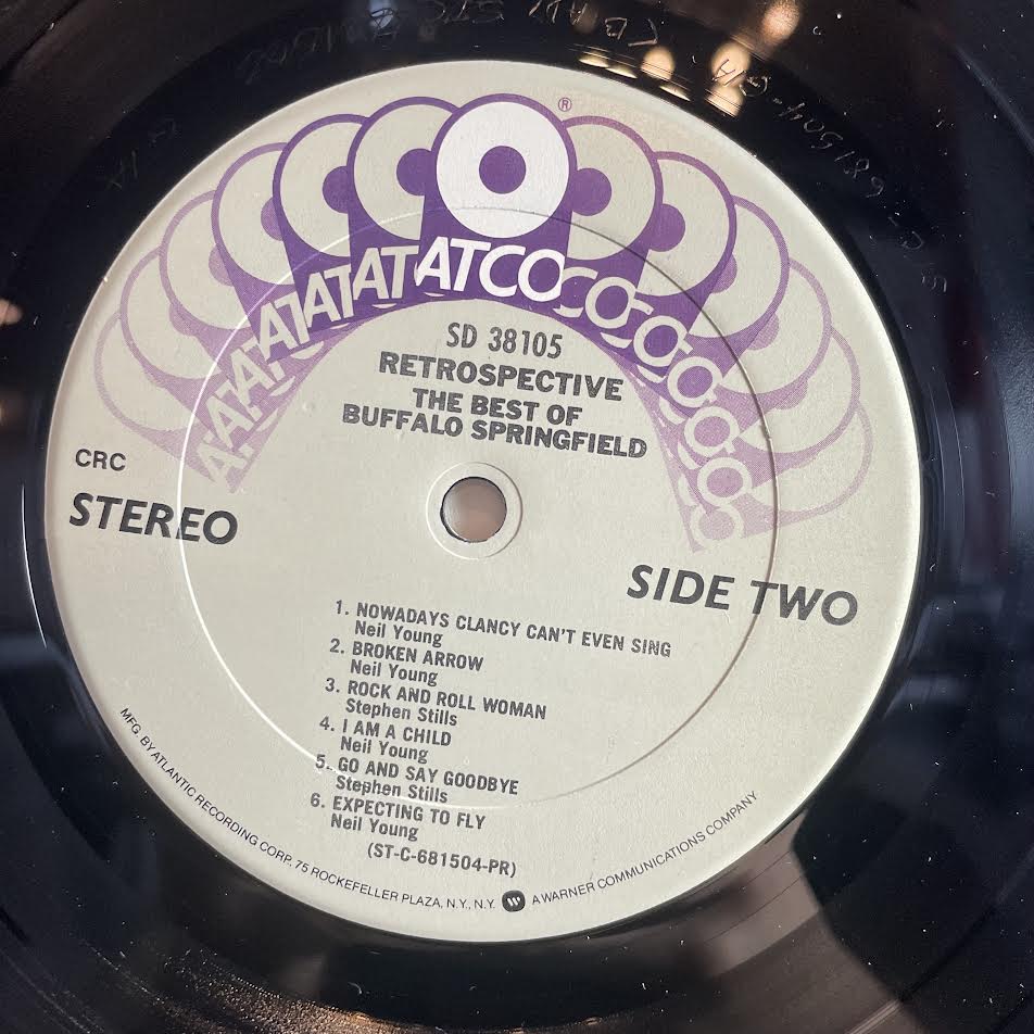Buffalo Springfield - Retrospective - The Best Of Buffalo Springfield (VINYL) | Near Mint (NM) Excellent+ (EX+)-Music History