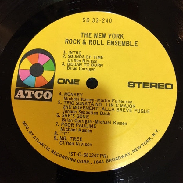 The New York Rock Ensemble - The New York Rock & Roll Ensemble | Near Mint (NM) Near Mint (NM)-Music History
